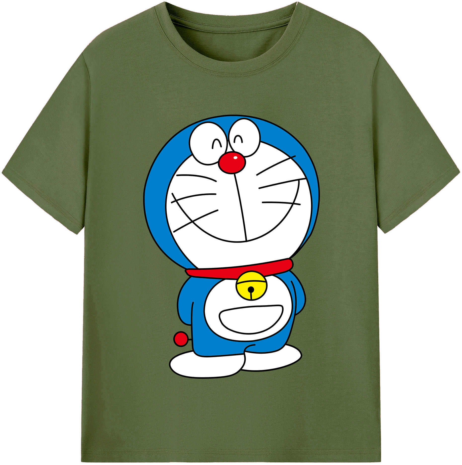 （画像用） ドラえもん Doraemon 綿100％半袖Tシャツ（フロントプリント）